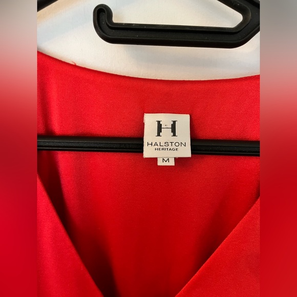 Halston Red ‘Carrie’ dress - Picture 3 of 4